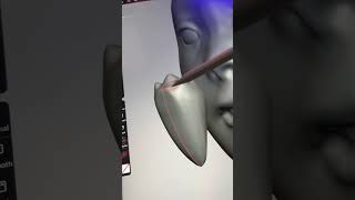 3D Sculpting Hanya Mask and 3D printing on Anycubic Photon M3 Premium [upl. by Roee]