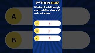 Python Quiz  MCQ 3 Python Questions and Answers  shorts [upl. by Lalat712]