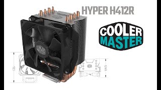 Hyper H412R Cooler Master Assembly [upl. by Lohse]