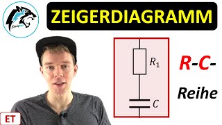 ZEIGERDIAGRAMM einer RCReihenschaltung zeichnen  Elektrotechnik [upl. by Mahda]