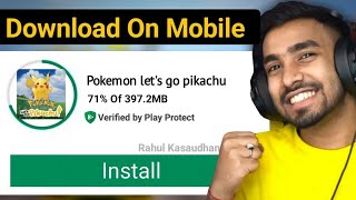 How to Play Pokémon Lets Go EeveePikachu on PC Full Speed YuzuSuyu Switch Emulator [upl. by Adneral]