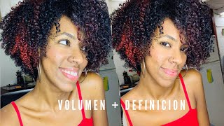 ACHIEVE THE PERFECTHUGE AFRO ON TYPE 4A4B4C BOTH WET AND DRY NATURAL HAIR [upl. by Thomey478]