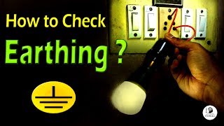 How to Check Earthing is Provided or Not with Test Lamp and Multimeter [upl. by Neelasor]