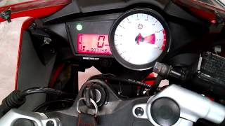 Yamaha YZF R125 Problem with spedo [upl. by Aropizt124]