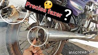 Quando que é preciso fazer o motor da moto Quando estiver assim veja [upl. by Haroldson]