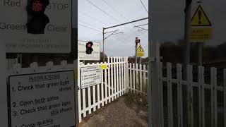 Margaretting Parsonage Lane MWL User Worked Level Crossing Essex [upl. by Bronson]