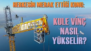 Kule vinçler nasıl kurulur ve yükselir [upl. by Seabrooke]