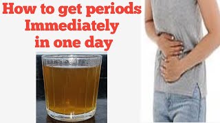 How to prepone periods naturallyhow to get periods immediatelyhome remedy for irregular periods [upl. by Anitsuga986]