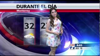 Fannia Lozano y el Clima Info7 Matutino 03Jul2014 0800 AM Full HD [upl. by Ylesara]