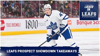 Toronto Maple Leafs prospect showdown takeaways Jani Hakanpaa speaks on joining team injury [upl. by Okkin]