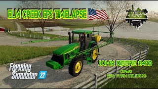 ELM CREEK EP5 TIMELAPSE 8410 JOHN DEERE FS22 FARMING SIMULATOR 22 [upl. by Enywtna524]