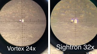 Scope Zoom Compared at 1 mile 1000 and 500 Yards [upl. by Elehcir]