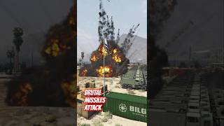 IRAN Attacked ISRAELI Military Base with Ballistic Missiles  Gta⁵ [upl. by Armilla302]