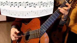 Traditional MALAGUEÑA  study easy for arpeggios sheet music available [upl. by Piers]