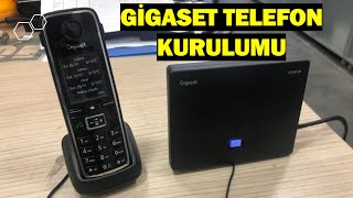 Gigaset IP Deck Telefon Kurulumu  Karel IP Santral Telsiz Deck Telefon [upl. by Ecyar]