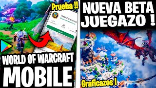 World Of Warcraft MOBILE  BETA CERRADA MMORPG MUNDO ABIERTO TARISLAND WOW LANZAMIENTO ANDROID iOS [upl. by Nyltiac]