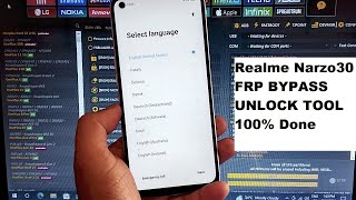 REALME NARZO 30 RMX2156 FRP Bypass Unlock Tool  100 Done [upl. by Kenley]