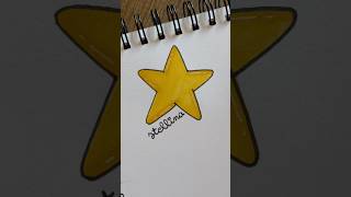 Disegnare una stella non è mai stato così facile disegno tutorial doodle star stella art [upl. by Meeks]