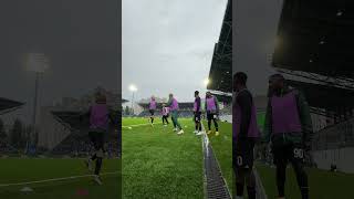 Разминка перед игрой 💪 быки фккраснодар факелкраснодар fckrasnodar [upl. by Nallaf200]