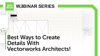 Workflow  Creating Details in Vectorworks [upl. by Adelbert]