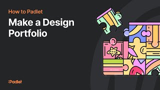 How to make a design portfolio on Padlet [upl. by Hajile]