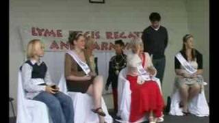 Crowning The Carnival Queen Carnival Week 08 Lyme Regis [upl. by Sylvie]