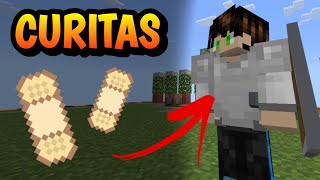 Como hacer CURITAS para Minecraft Bedrock [upl. by Suoinuj]