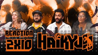 Haikyu  2x10 Cogs  Group Reaction [upl. by Ahseuqal]