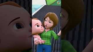 Be Careful At The Escalator Song  Kids Songs amp Nursery Rhymes  Shorts [upl. by Hgielsel]