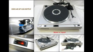 MARANTZ TT2000 AutoReturn Direct Drive Turntable Made in Japan [upl. by Lorou]