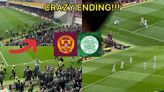 CRAZY SCENES  MOTHERWELL V CELTIC HIGHLIGHTS [upl. by Nahsrad316]