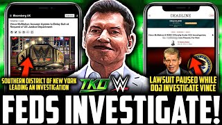 WWE Vince McMahon FEDERAL INVESTIGATION  LAWSUIT PAUSED  Gable CONTRACT EXPIRING  AEW WBD Talks [upl. by Cordier]