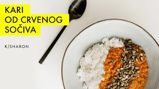 KARI OD CRVENOG SOČIVA Aromatično orijentalno vegansko jelo koje nikoga ne ostavlja ravnodušnim [upl. by Akoyin630]