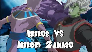 Beerus vs Merged Zamasu [upl. by Yim]