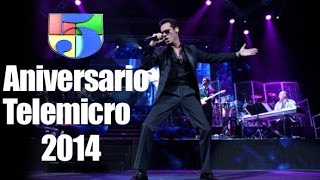 Marc Anthony EN VIVO Completo  Aniversario Telemicro 2014 [upl. by Nicholle]