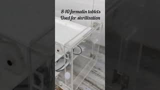 Formalin ChamberSterilization Formalin Tablets [upl. by Maroj902]