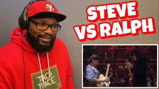 STEVE VAI Vs Ralph Macchio  Epic Guitar Battle  REACTION [upl. by Corso]