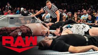 FULL MATCH Ring collapses in Strowman vs Reed Last Monster Standing Match Raw Sept 30 2024 [upl. by Hploda]