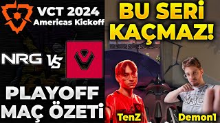 NRG vs Sentinels YARI FİNAL MAÇ ÖZETİ  VALORANT 2024 Americas Kickoff [upl. by Berta]