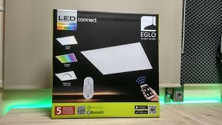 Painel led Eglo RGBTunable Whites  Unboxing [upl. by Yesdnik]