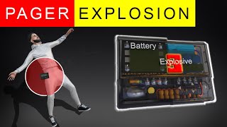 Pager Explosions in Lebanon  3D Animation [upl. by Isa25]