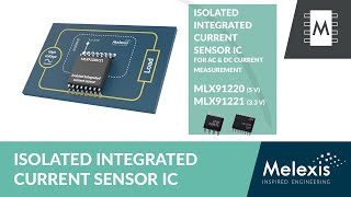 Isolated integrated current sensor IC MLX9122021 [upl. by Abrahan757]