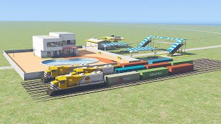 Franklin New Railway Station in Indian Bike Driving 3D [upl. by Enyedy]