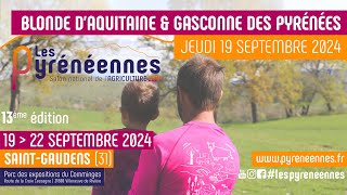 Les Pyrénéennes 2024  Ring3  Blondsgascons 19092024 [upl. by Ainocal]