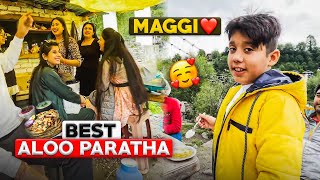 India Ka Best Aloo Paratha In Manali 😍 Manali Mai Maggie Ke Liye Maze  Manali EP4 [upl. by Forrer]