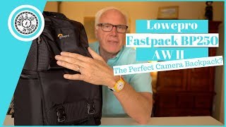 LowePro Fastpack BP250 AW II Camera Backpack with Tripod Holder [upl. by Ihcur451]