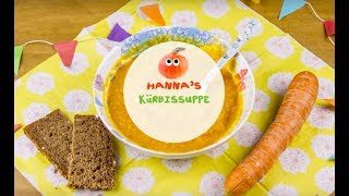 Hannas Kürbissuppe  freches Mittagessen für Kinder [upl. by Eliseo]