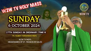 SUNDAY HOLY MASS  6 OCTOBER 2024  27TH SUNDAY IN ORDINARY TIME B  by Fr Albert MSFS holymass [upl. by Eimmis430]