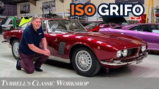 Iso Grifo The Italian Stallion with an American Heart  Tyrrells Classic Workshop [upl. by Atinaujnas]