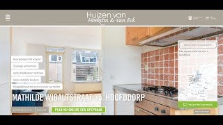 Te koop Mathilde Wibautstraat 35 Hoofddorp  Welkom bij Hoekstra en van Eck makelaars [upl. by Airrotal]